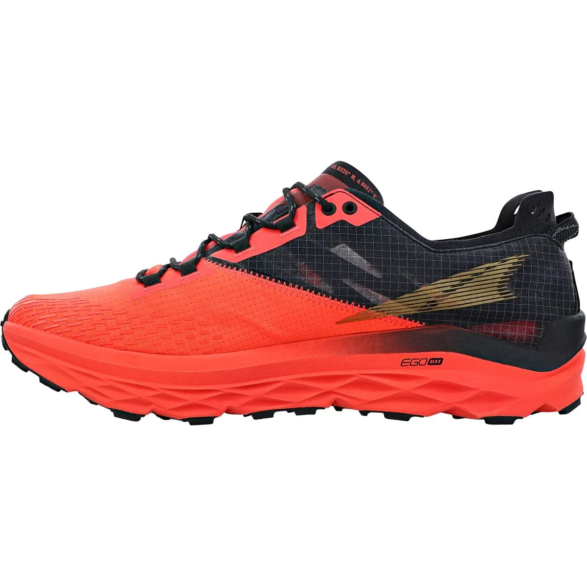 Altra Men's Mont Blanc (602 - Coral/Black) 4 Altra Men's Mont Blanc (602 - Coral/Black) - Image 2